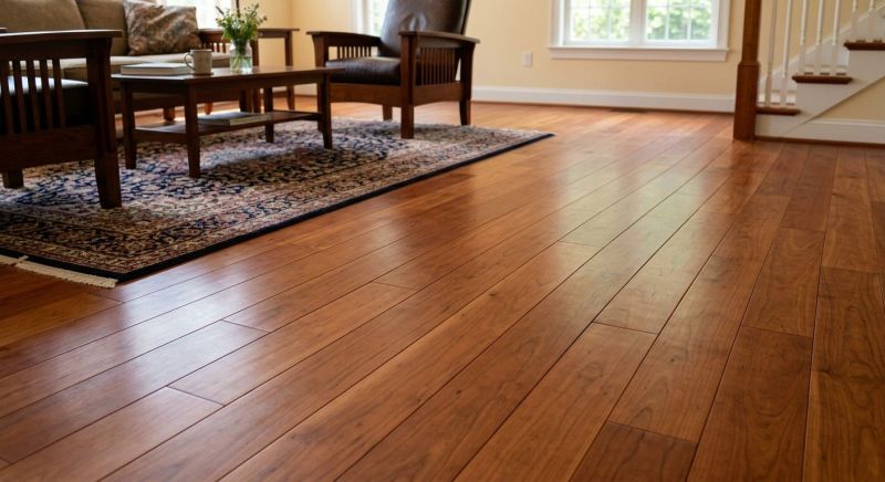 Cherry Floor Installation in Catonsville, MD