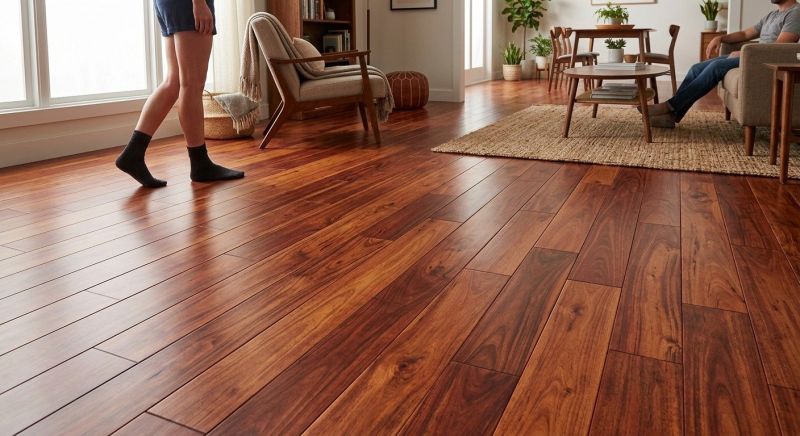 Cherry Floor Installation in Columbia, MD