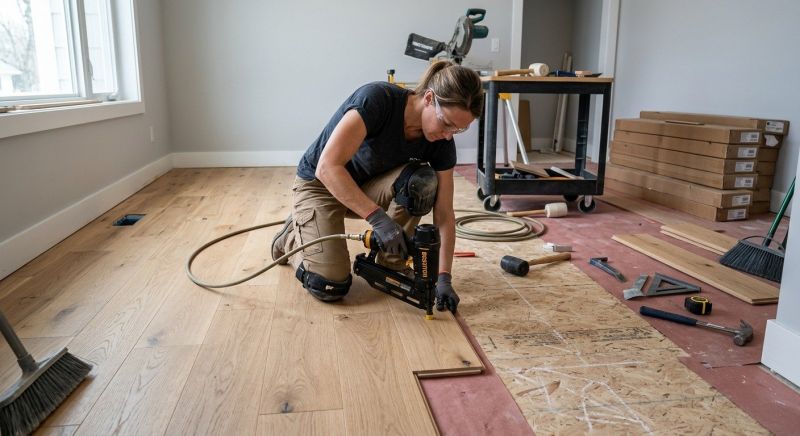 Hardwood Floor Installation in Essex, MD