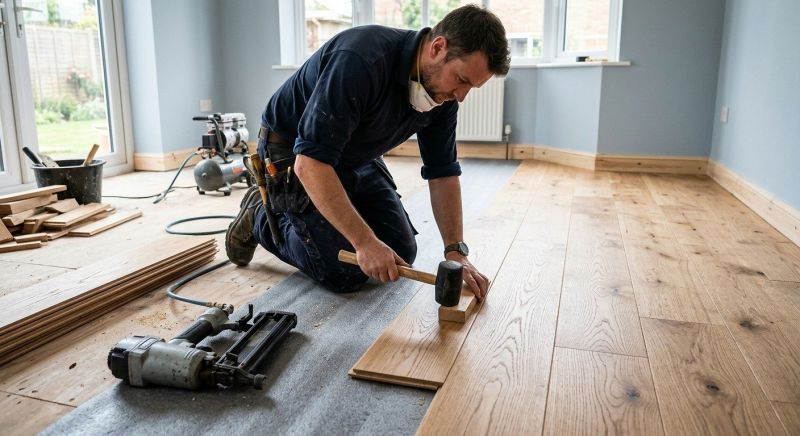 Hardwood Floor Installation in Hydes, MD
