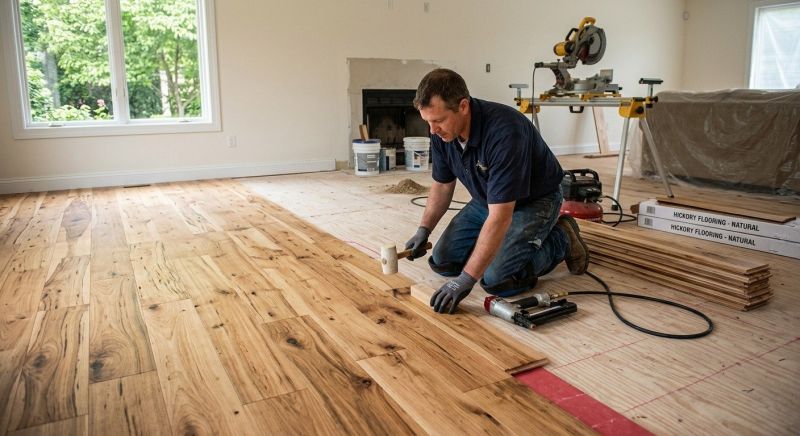 Hickory Floor Installation in Glen Burnie, MD