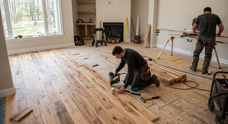 Hickory Floor Installation in Glen Burnie, MD