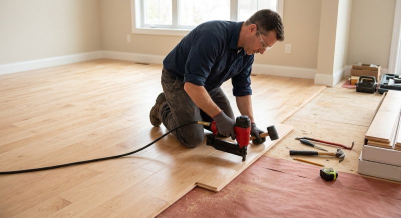 Maple Flooring Installation in Bowie, MD