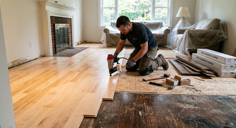 Maple Flooring Installation in Catonsville, MD
