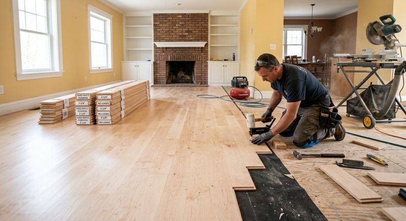 Maple Flooring Installation in Dundalk, MD