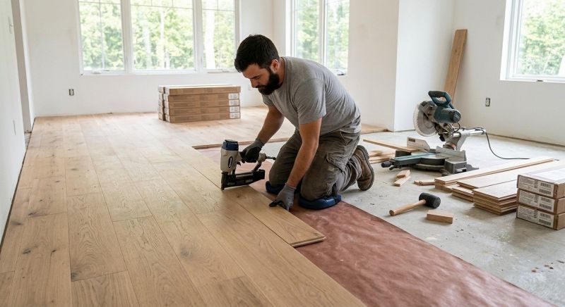 Oak Floor Installation in Greenbelt, MD