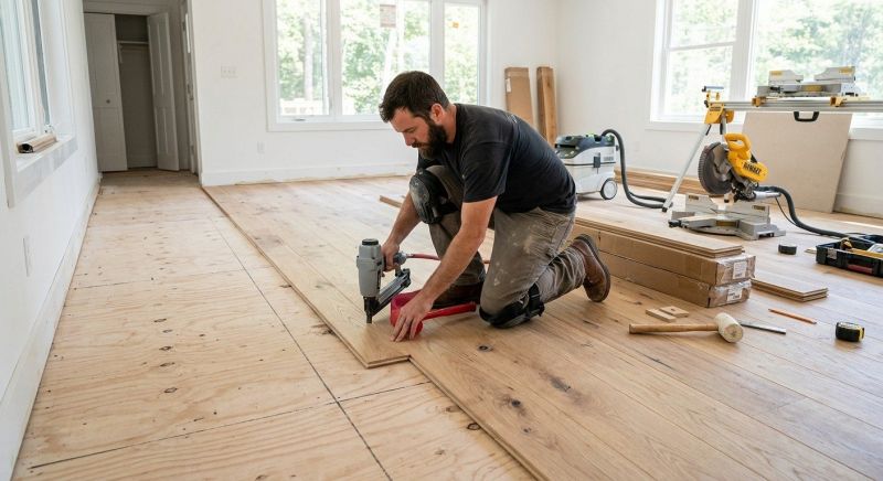 Oak Floor Installation in Lutherville Timonium, MD