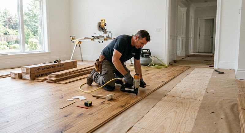 Oak Floor Installation in Pasadena, MD