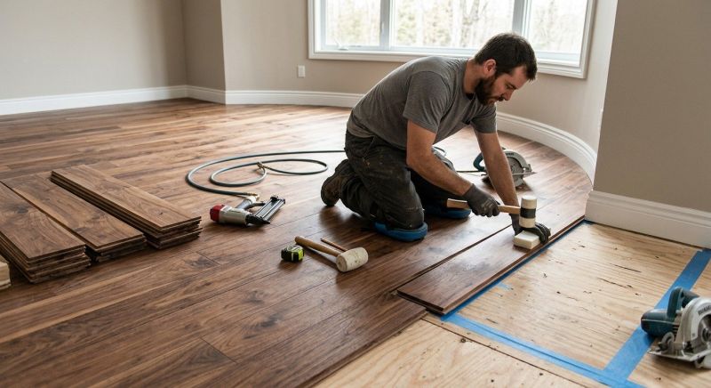 Walnut Flooring Installation in Glen Burnie, MD