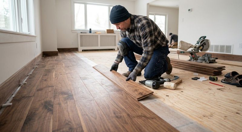 Walnut Flooring Installation in Glen Burnie, MD