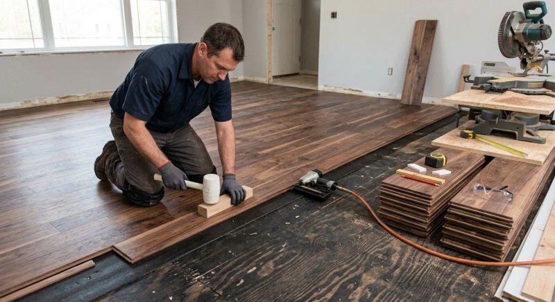 Walnut Flooring Installation in Glen Burnie, MD