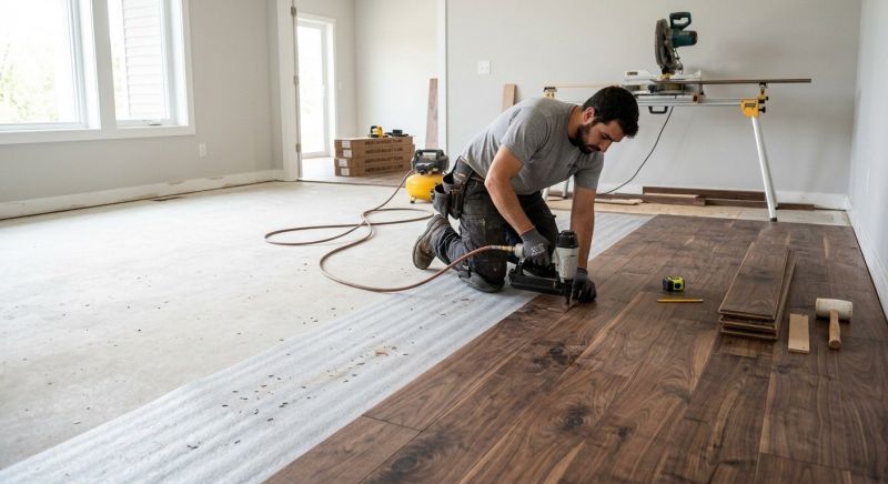 Walnut Flooring Installation in Glen Burnie, MD
