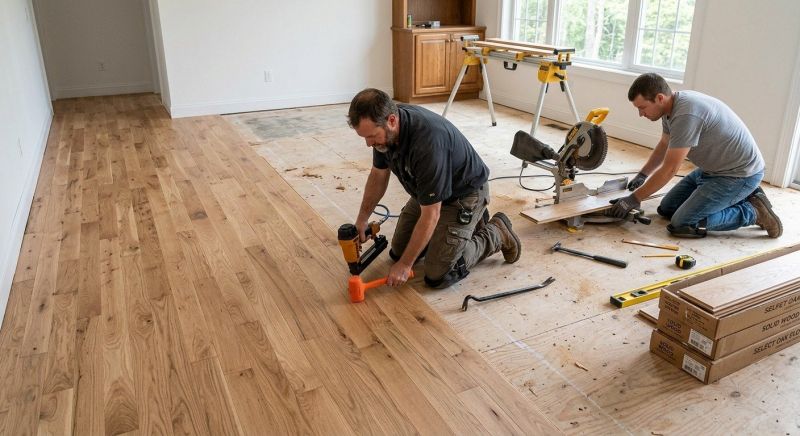 Wood Floor Replacement in Bowie, MD