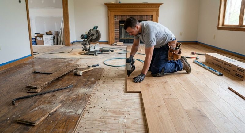 Wood Floor Replacement in Greenbelt, MD