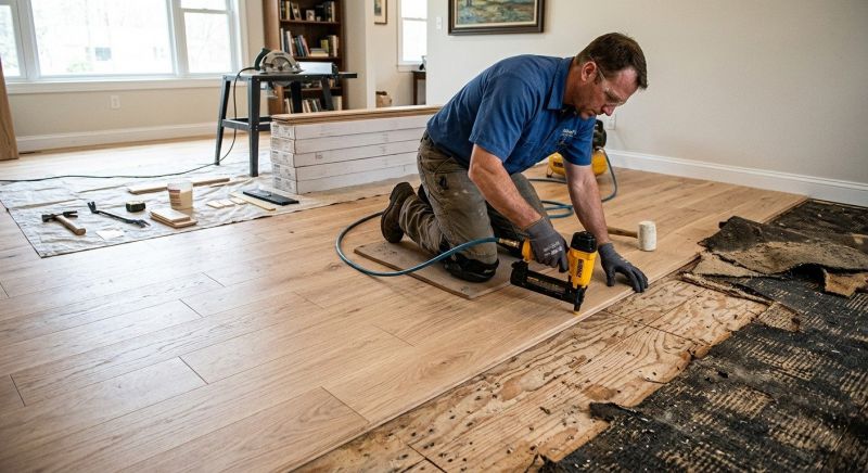 Wood Floor Replacement in Laurel, MD